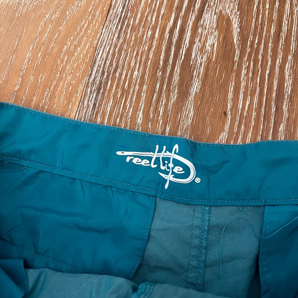 Reel life Men's Teal Shorts - Picture 4 of 7